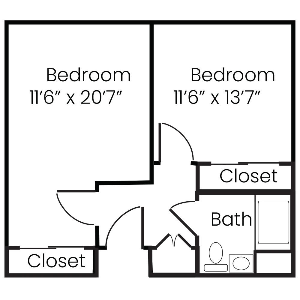 Assisted Living One Bedroom A